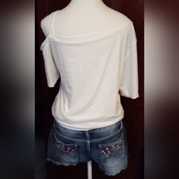🌞Cold Shoulder Top Size L - Picture 2 of 4